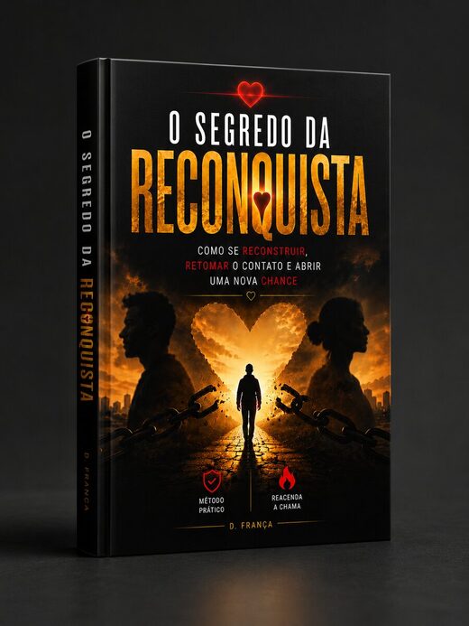 Capa do e-book O Segredo da Reconquista — guia prático de como reconquistar o ex e voltar com quem você ama